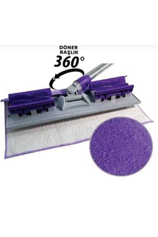 Mikrofiber Yer Mopu Yedek Bez Ve Mop Tutucu Hediye Pratik Ve Hijyenik Temizlik Çözümü Tekli
