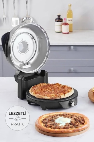 Karaca Gastro 10 In1 Pizza Mk. Biodiamond Matte Black New Pizza Makinesi