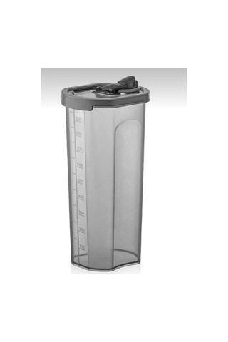 Platin Ölçekli Yağdanlık - Sıvı Yağlık Sirkelik 1000 Ml Gri Diğer