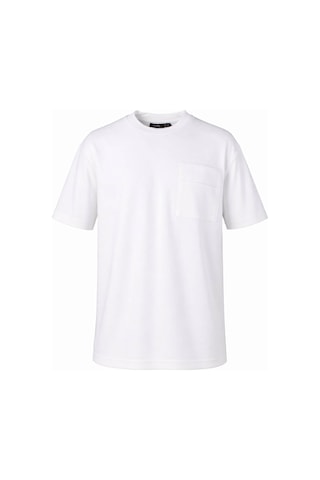 Trender Modelli Cepli O Yaka Ekru Erkek T-shirt 2351-1