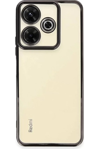 Newface Xiaomi Redmi 13 4g Kılıf Razer Lensli Silikon - Siyah