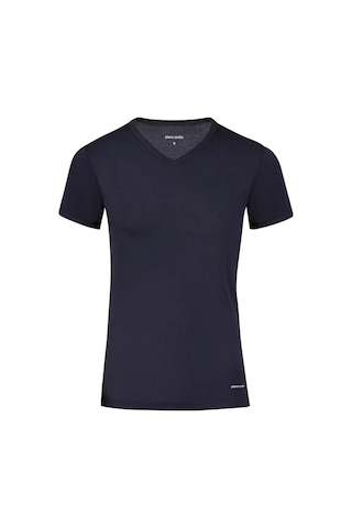 Pierre Cardin Erkek %100 Pamuk Ribana V Yaka Fanila Siyah