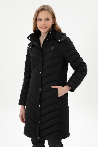 U.s. Polo Assn. Kadın Siyah Kaban 50312015-vr046 Siyah