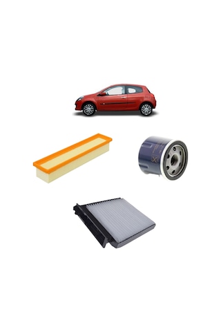 Renault Clio 3 1.2 16 Valf Filtre Seti 3Lü 2005-2012