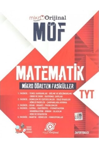 Orijinal Mikro Tyt Matematik Möf Mikro Öğreten Fasiküller Set Orijinal Mikro Tyt Matematik Möf Mikro Öğreten Fasiküller Set