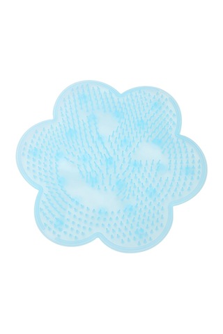 Homyl Ayak Masajı Pedi Kaymaz Vantuz Banyo Için Mavi