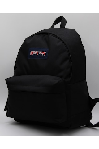 Hafif Suya Dayanıklı Siyah Unisex Sırt Çantası 360