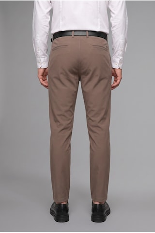 Defacto Tailored Fit Düz Paça Her Yöne Esneyen Yumuşak Tuşe Cepli Pantolon C7508ax26aubn571 Kahve-bn571