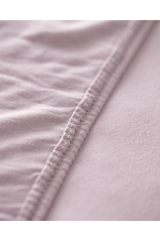 Belle Tek Kişilik Plus Lastikli Bambu Çarşaf - Açık Mürdüm 8684427048917 Çok Renkli