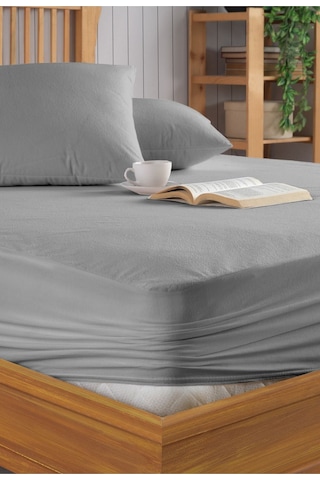 Formeya Set Gri Mikro Fitted Sıvı Geçirmez  TekKişilik  Alez ve 2 Adet Yastık Alezi