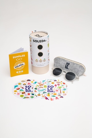 Soleda 3-6 Yaş Çocuk Güneş Gözlüğü Cloud White
