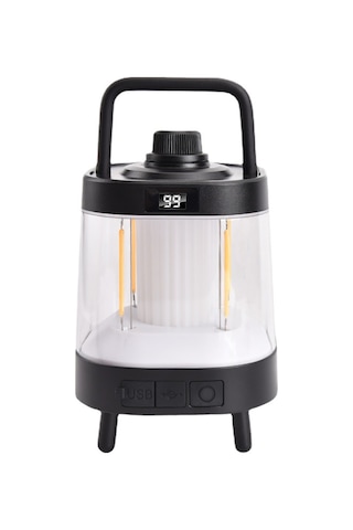 Yuntech01 Siyah Usb Çıkışlı 4000mah Li-poly Bataryalı, Sürekli Parlaklık Ayarlı, 360 Yumuşak Aydınlatma, Mosquitoya Dayanıklı, Tahta/süspansiyon Kullanımı, Çadır, Manav, Ev İçin Taşınabilir Fener Çok Renkli