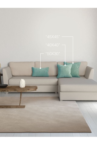 Home Daily Series Sis Mavisi Rengi Kırlent Yastık Kılıfı Sis Mavisi