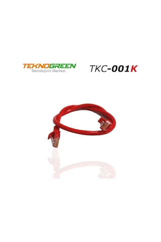 Teknogreen Tkc-001K 1M. Cat6 Kablo Kırmızı