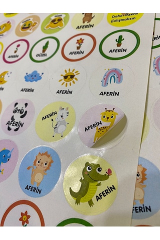 Sevimli Hayvanlar Kedi Köpek Emoji Ödev Etiket Sticker Öğretmen A