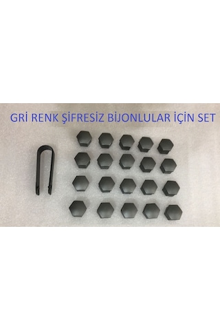 Audi A1 A3 A4 A5 A6 Q3 Q5 Q7 / Bijon Kapagi 20 Adet Set Siyah Gri 312719928