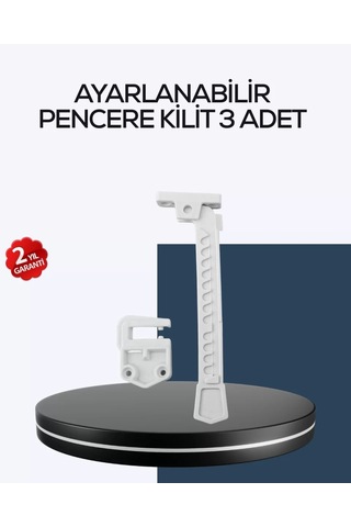 Home Çocuk Güvenliği İçin Cam Pencere Kilidi 3 Adet