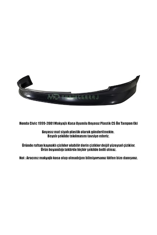Honda Civic 99-01 Makyajlı Kasa Uyumlu Boyasız Plastik Cs Ön Ek