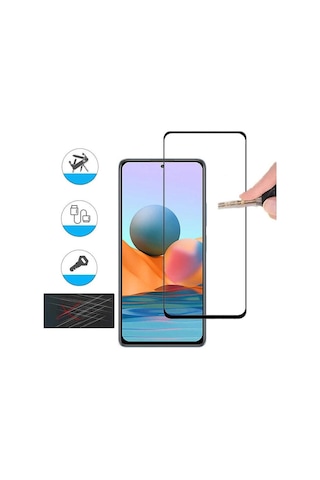 Xiaomi Poco M5s Uyumlu Zore Kenarları Kırılmaya Dayanıklı Cam Ekran Koruyucu