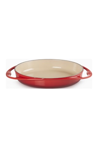 Le Creuset Döküm Tatin Fırın Kabı Profesyonel Pişirme Fırın Tepsisi Kırmızı 28 Cm