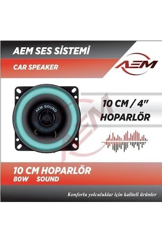 Aempart Aem Sound Hoparlör 10 Cm 80w