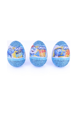 Smurfs Şirinler Çikolatalı Sürpriz Yumurta 3 x 20 G