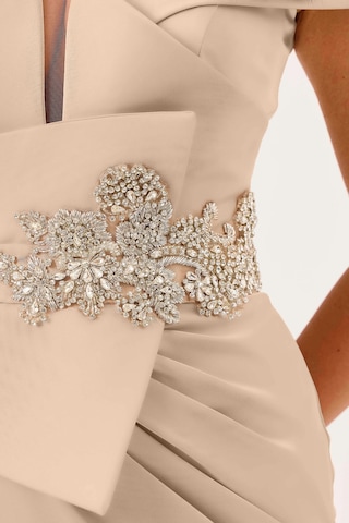 İlmio Bayan Abiye Elbise 3846003 Bej Bej