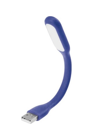 Koodmax Taşınabilir Usb Led Lamba Işık Laptop Kitap Okuma Klavye Aydınlatma - 17cm - Lacivert
