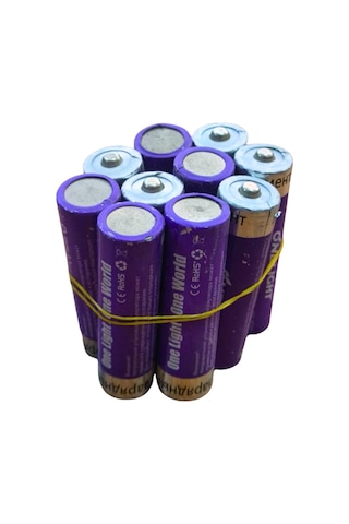 18650 Şarjlı Li-ion Pil 3.7v 12000mah Yazılı 39 Gram Güçlü Batarya