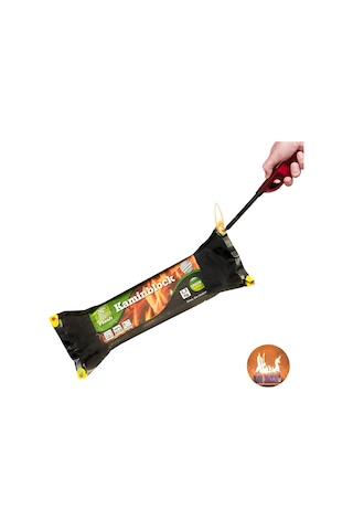 Kaminblock Lüx Şömine Odunu Tekli