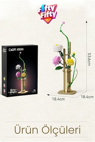 Cada Artizan Spring C59023w Dekoratif Ve Koleksiyonluk Çiçek Modeli 613 Parça Yapay Bitki Ffc59023w