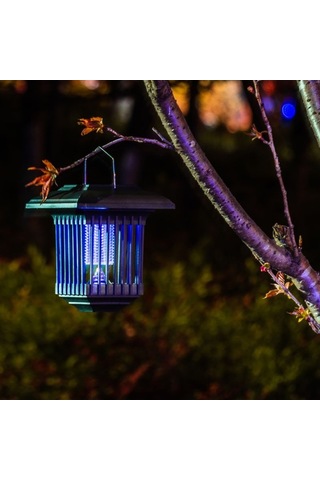 Ulzyvf Güneş Enerjili Sivrisinek Lamba - Siyah, Suya Dayanıklı, Bahçe Kullanımı Siyah