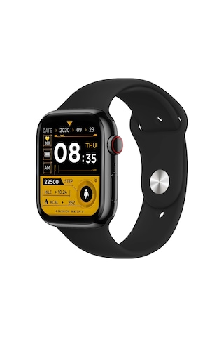 Zmsmart Akıllı Saat Sesli Görüşme Özellikli Parlak Kasa Spor Modlu 45mm Unisex Siyah-siyah Dw67