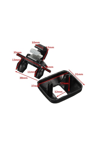 Audi A1- A3 - A4 - A5 - Q3 - Q5 Güneslik Klipsi Gri 556248760