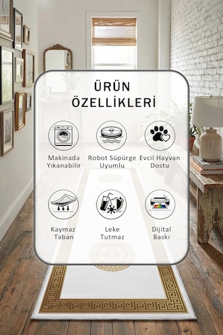 Yıkanabilir Yolluk 78 Gold