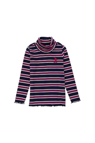 U.S. Polo Assn. Kız Çocuk Lacivert Balıkçı Yaka Sweatshirt 50296286-VR033