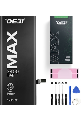 iPhone 8 Plus Uyumlu Batarya Mucize Batarya Deji 3400mAh