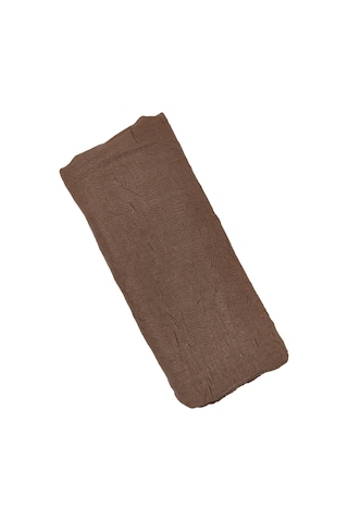 Mim Eşarp Akmoda Bambu Kraş Kadın Şal 80x190 Cm - Kahve