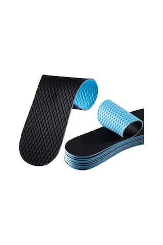 Sones 1 Çift Yazlık İnce Koku Önleyici Ter Tabanlığı Unisex Nefes Alabilen Yumuşak Ayakkabı Tabanlığı, Beden: 39-40 Siyah