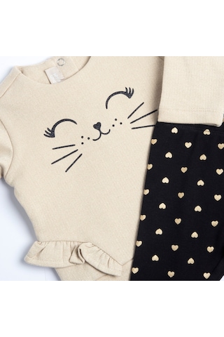 Chicco Takım / S-shırt+ Tek Alt 09075948000000 000099 Black