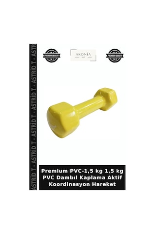 Premium Pvc-1,5 Kg 1,5 Kg Pvc Dambıl Kaplama Aktif Koordinasyon Hareket