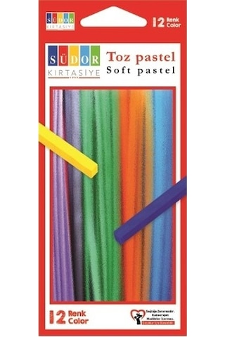 Südor Toz Pastel Boya 12 Renk Bs97