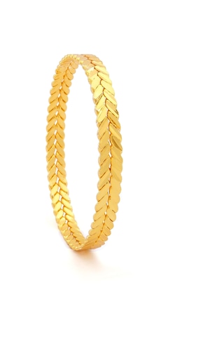 İmitasyon Burma Bilezik Başak Model 8 Mm Blz-3096 Altın