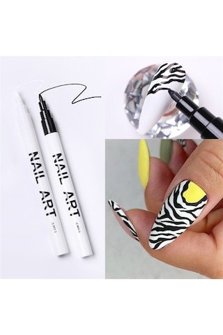 Nail Art Çizim Kalemi Sılver 53542-4
