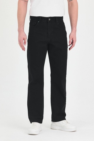 Polo State Erkek Baggy Fit Kot Pantolon Siyah Siyah