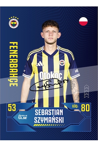 Fenerbahçe - Pulse Futbolcu Kartları 2025/26 - Paket