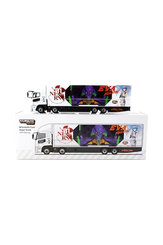 Tarmac Works 1/64 Mitsubishi Fuso Super Great Eva Racing - Truck64 Çok Renkli
