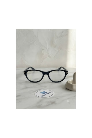 T Detaylı Modern Çerçeveli Mini Cateye Mavi Işık Korumalı Gözlük Pc Ekran Gözlüğü Çok Renkli