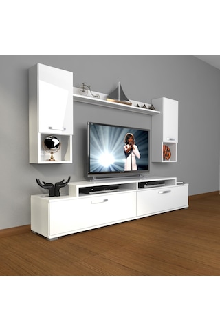 Decoraktiv Ekoflex 5da Mdf Tv Ünitesi Tv Sehpası Beyaz