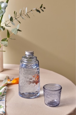 Karaca Loise Başucu Cam Sürahi Mavi